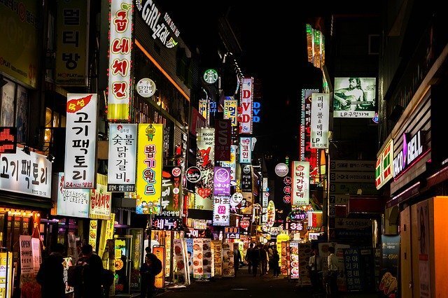 韓国 飲み屋街