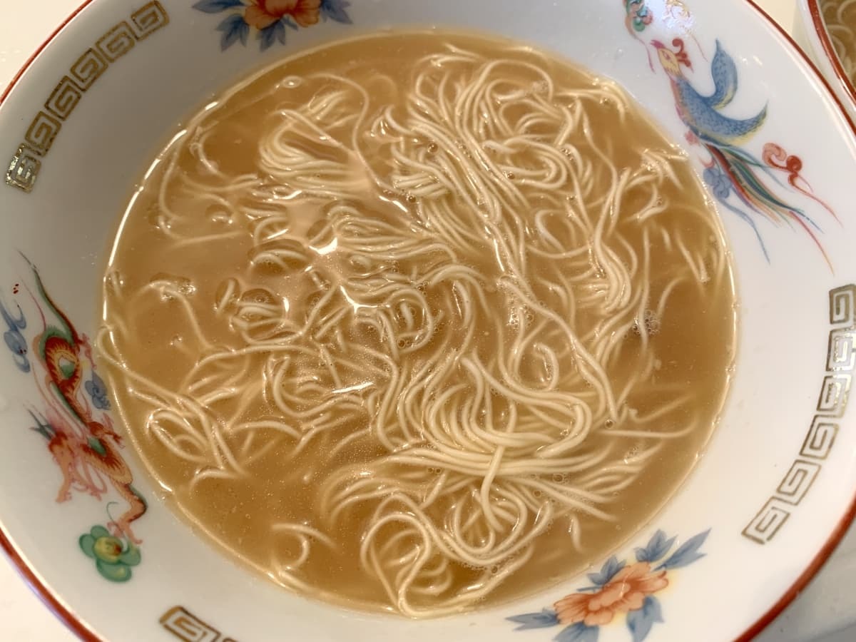 チャルメラバリカタ麺 スープ