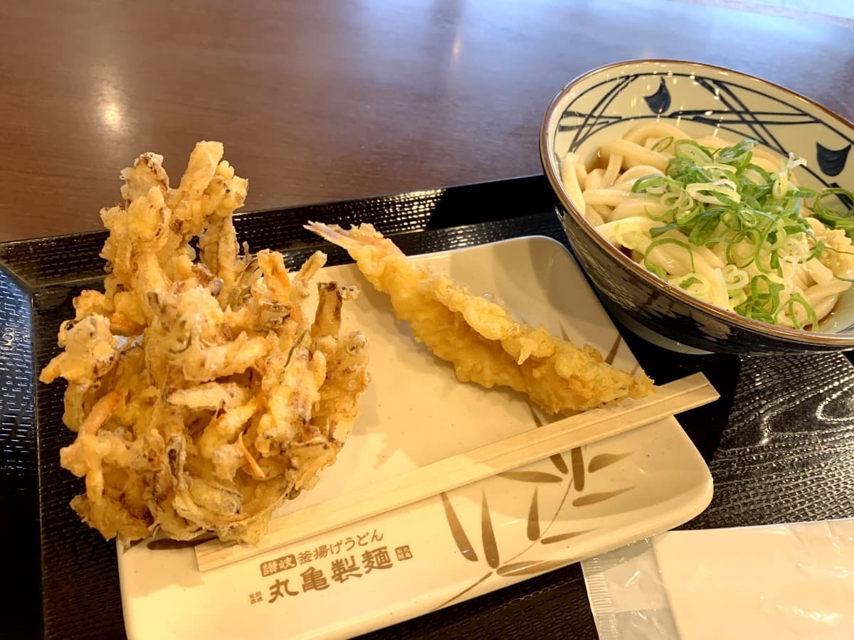 丸亀製麺 天ぷら＆ぶっかけうどん