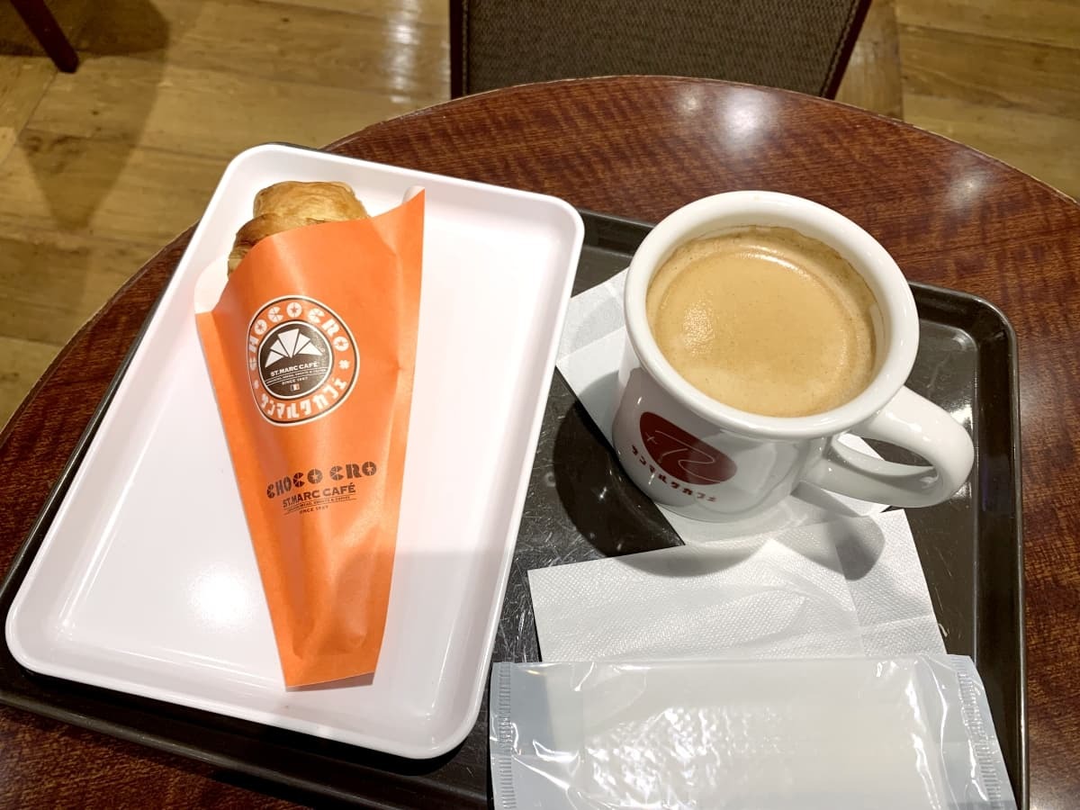 サンマルクカフェ コーヒー＆チョコクロ