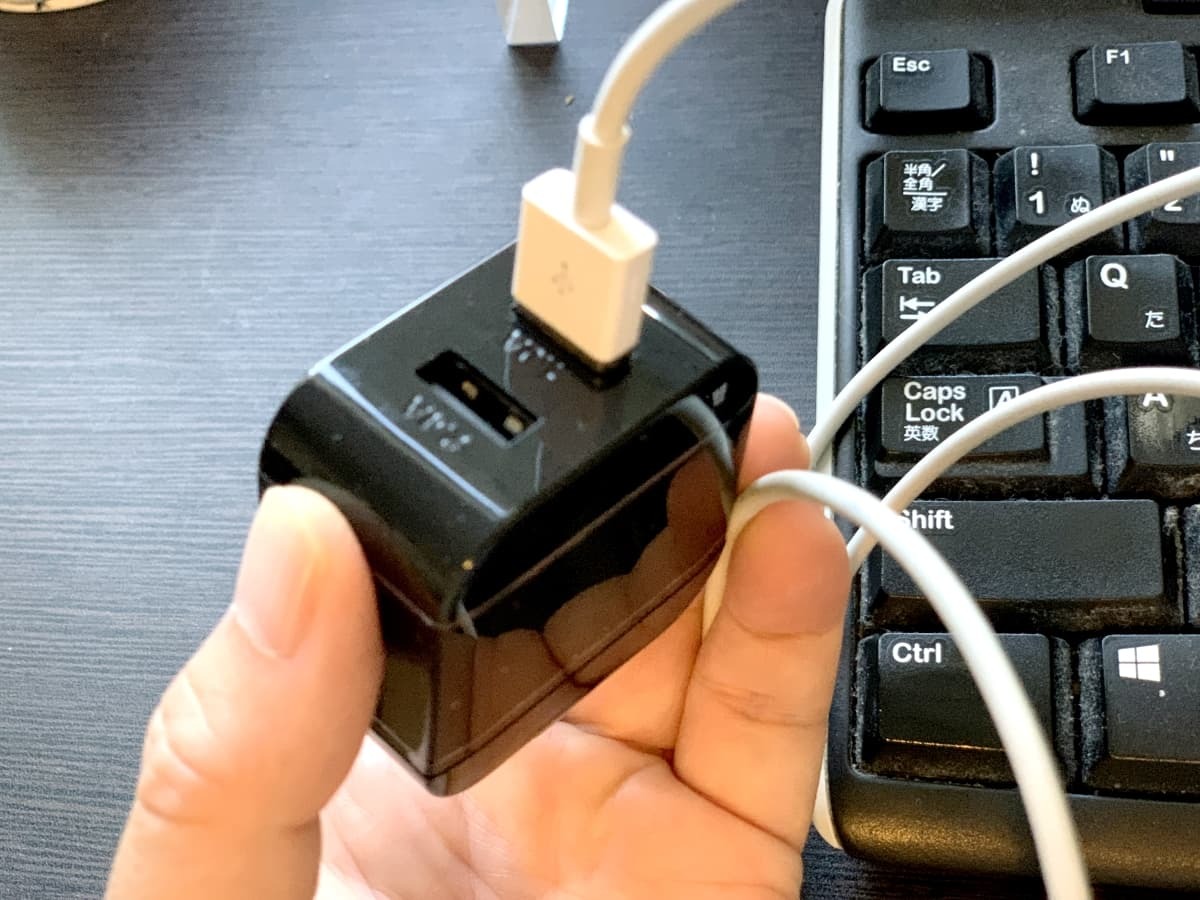 ダイソー USBコンセント（AC充電器）