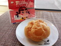【実食レポ】ミルキーシュークリームはほんのりミルキー♡不二家ペコちゃんが可愛すぎます！